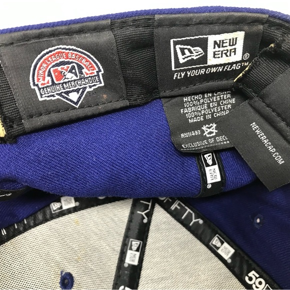 Round Rock Express Hat Cap Size 7 Blue New Era 59Fifty MiLB Baseball Signed #35 - Picture 7 of 8